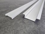 Recessed Wide Aluminium LED Profile (2m) - Premium Coverage, Max PCB 27mm - Complete with Fixing Accessories - Image 3
